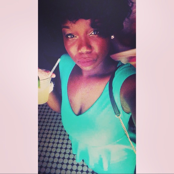 Sexy Turquoise Dress With back out - Picture 1 of 3